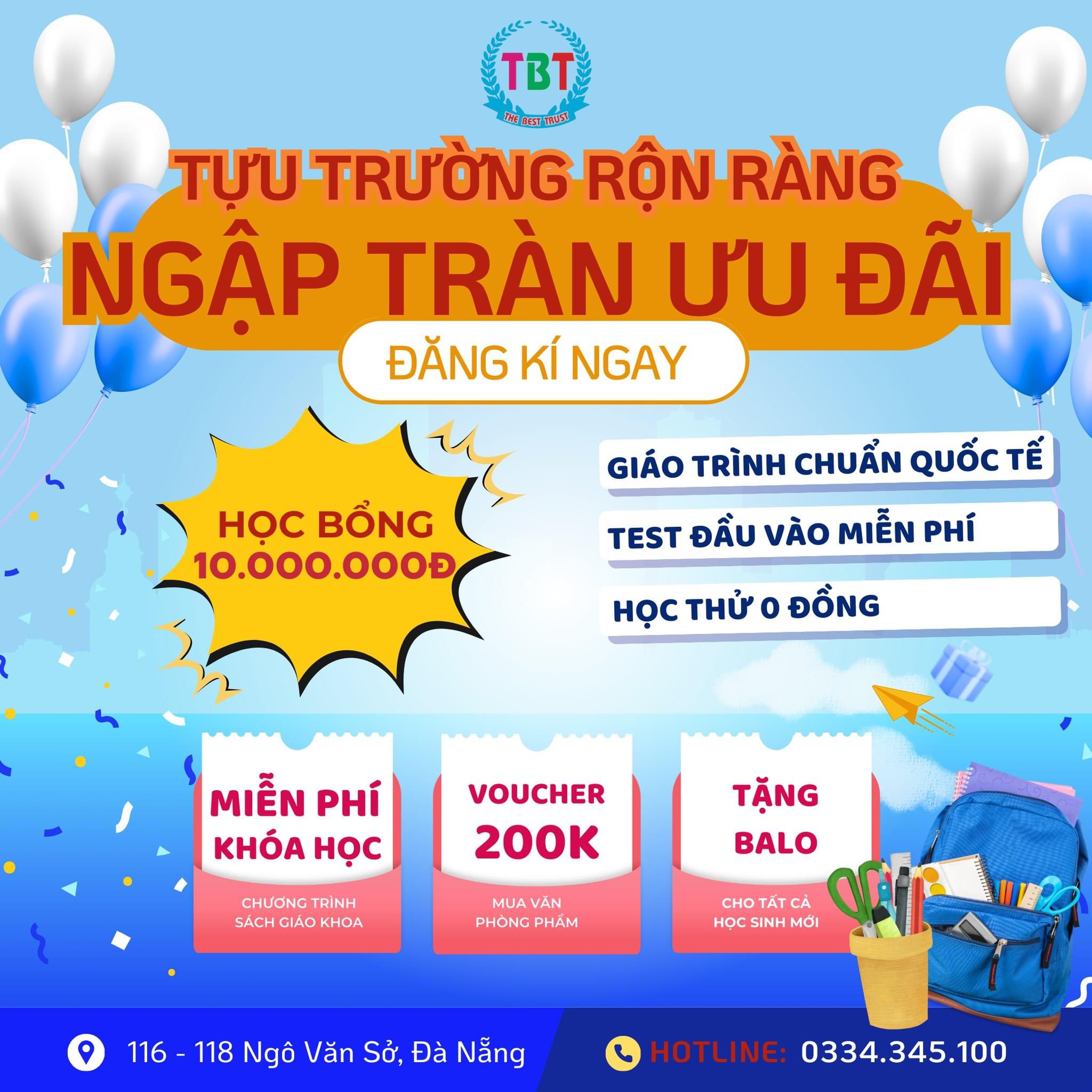 TỰU TRƯỜNG RỘN RÀNG – NGẬP TRÀN ƯU ĐÃI